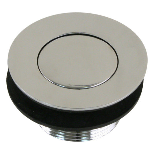 Scandvik Sink Drain wFlip Stopper Chrome Plated Brass 19006P