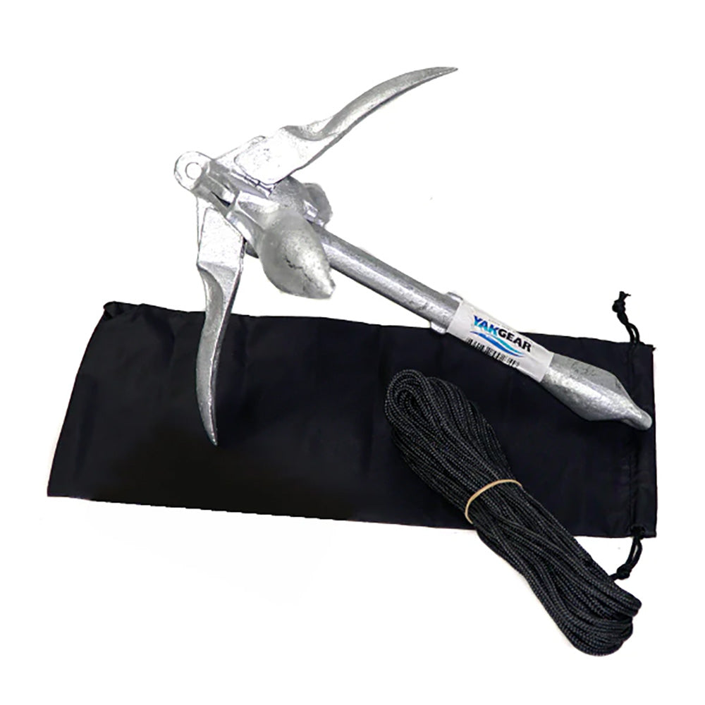 YakGear 33lb Grapnel Anchor Kit wStorage Bag AB3