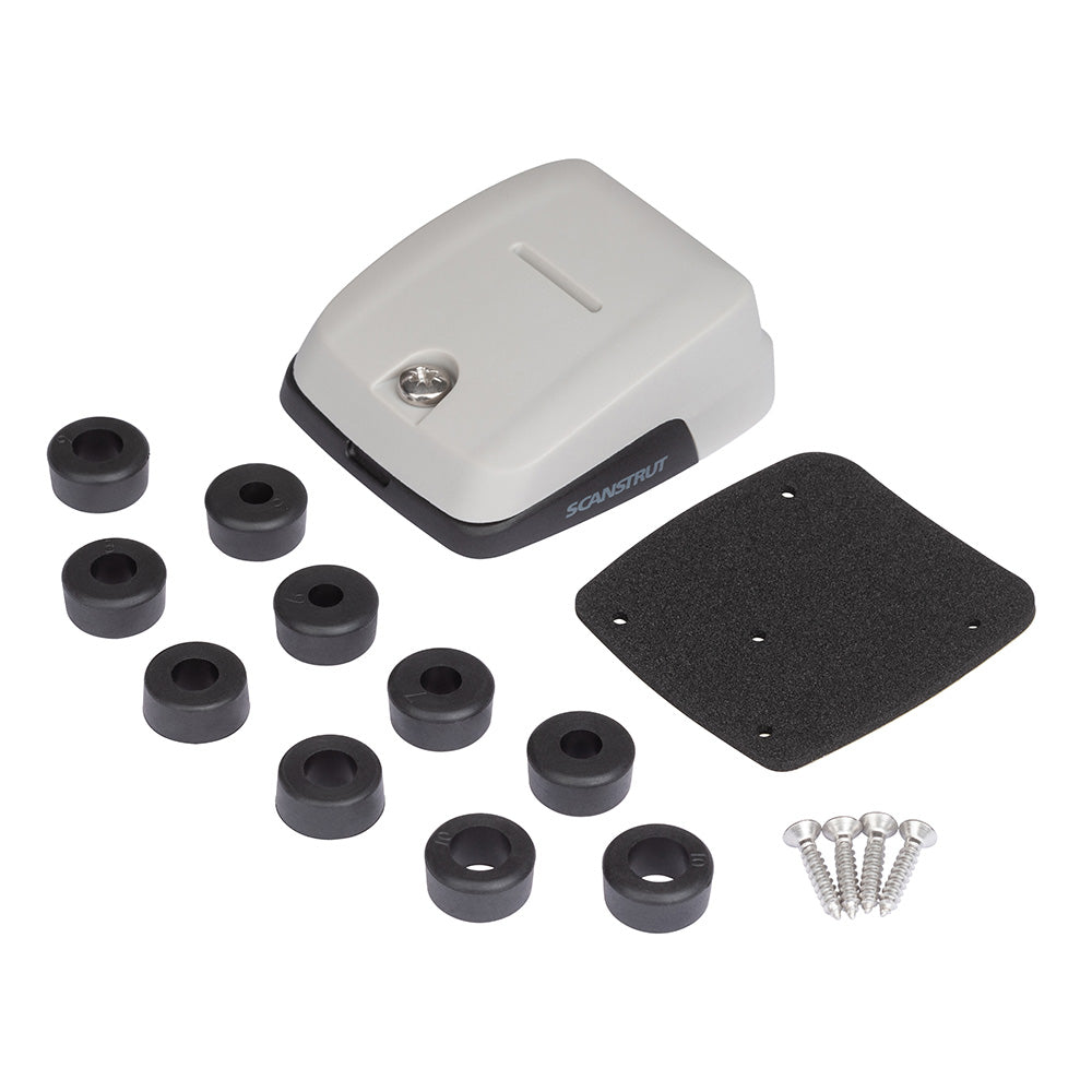 Scanstrut Horizontal DoubleEntry Cable Seal Grey Multiple Cable Combinations DSHD10