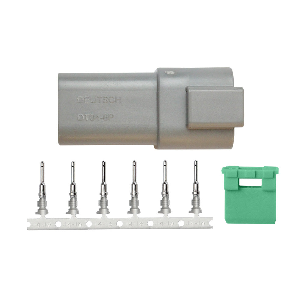 Pacer DT Deutsch Receptacle Repair Kit 1418 AWG 6 Position TDT04F6RP