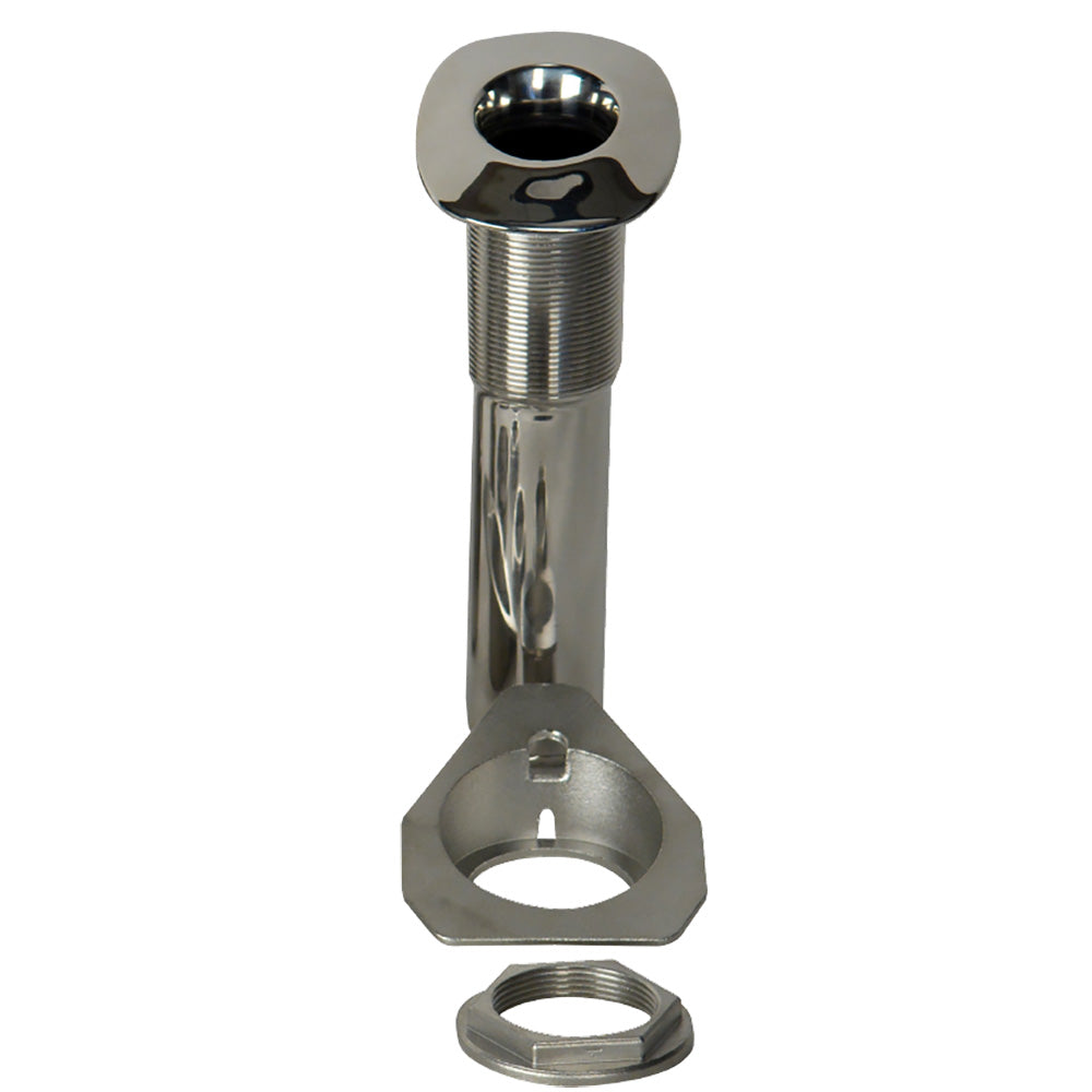 CE Smith 80 Series Screwless Flush Mount Rod Holder 15 Degree Stainless Steel Swivel Bottom Black Liner 53687S