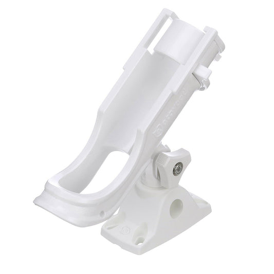 Attwood HeavyDuty Adjustable Rod Holder wCombo Mount White 5009W4