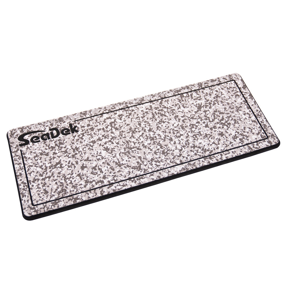 SeaDek 16 x 39 20mm Dual Density Large Helm Pad wSeaDek Logo Brushed Texture Snow CamoBlack 4064mm x 9906mm x 20mm