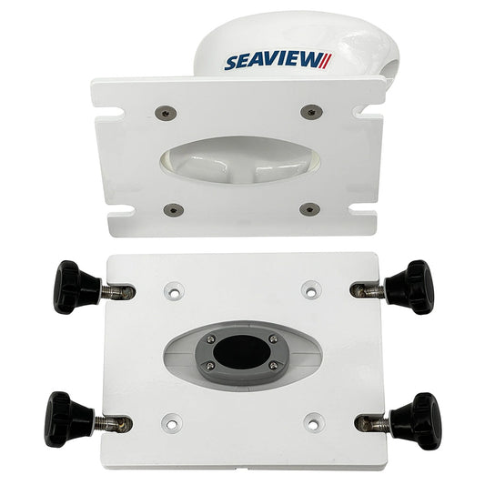 Seaview Removable Base fPedestal Mounts w7x7 Base Plate White PMRB7