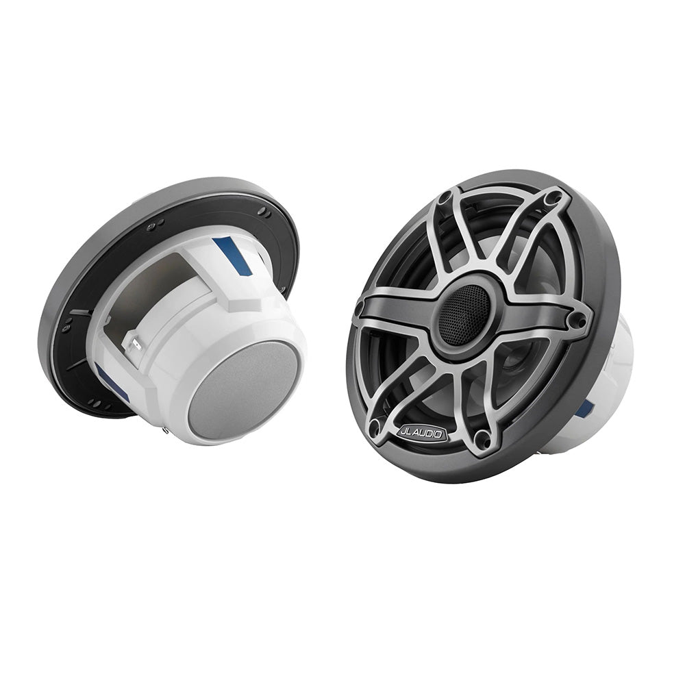 JL Audio M6 Series 65 Marine Coaxial Speakers wTitanium Sport Grille M6650XSGmTi 0100309100