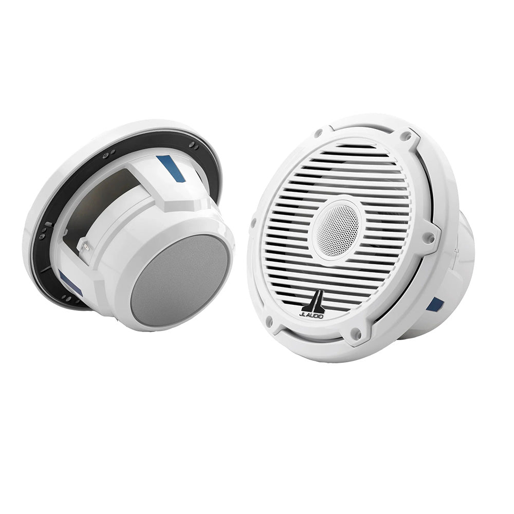 JL Audio M6 Series 77 Marine Coaxial Speakers wGloss White Classic Grille M6770XC3GW 0100349800
