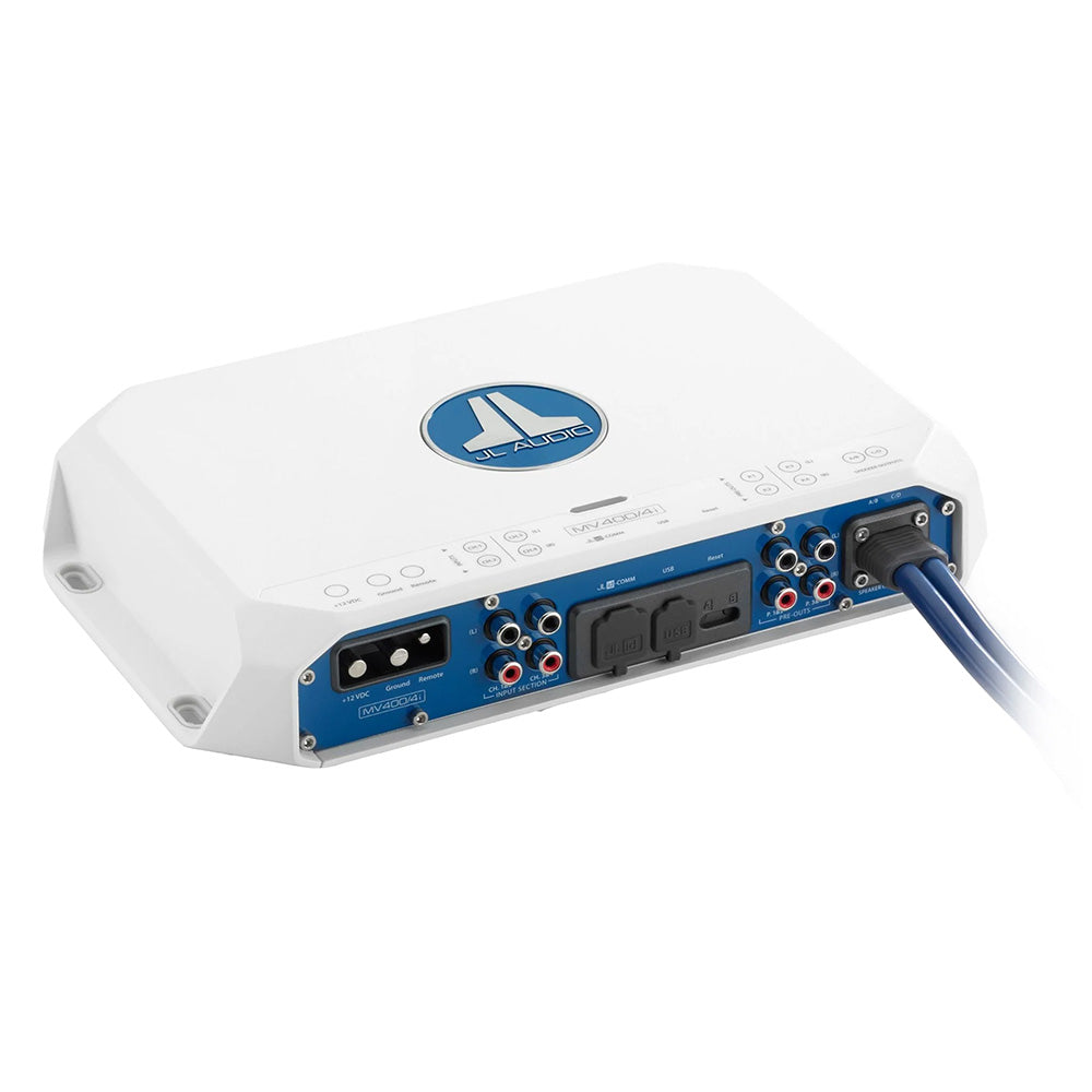 JL Audio MVI Series 400w 4 Channel FullRange Amplifier wIntegrated DSP MV4004i 0100333700