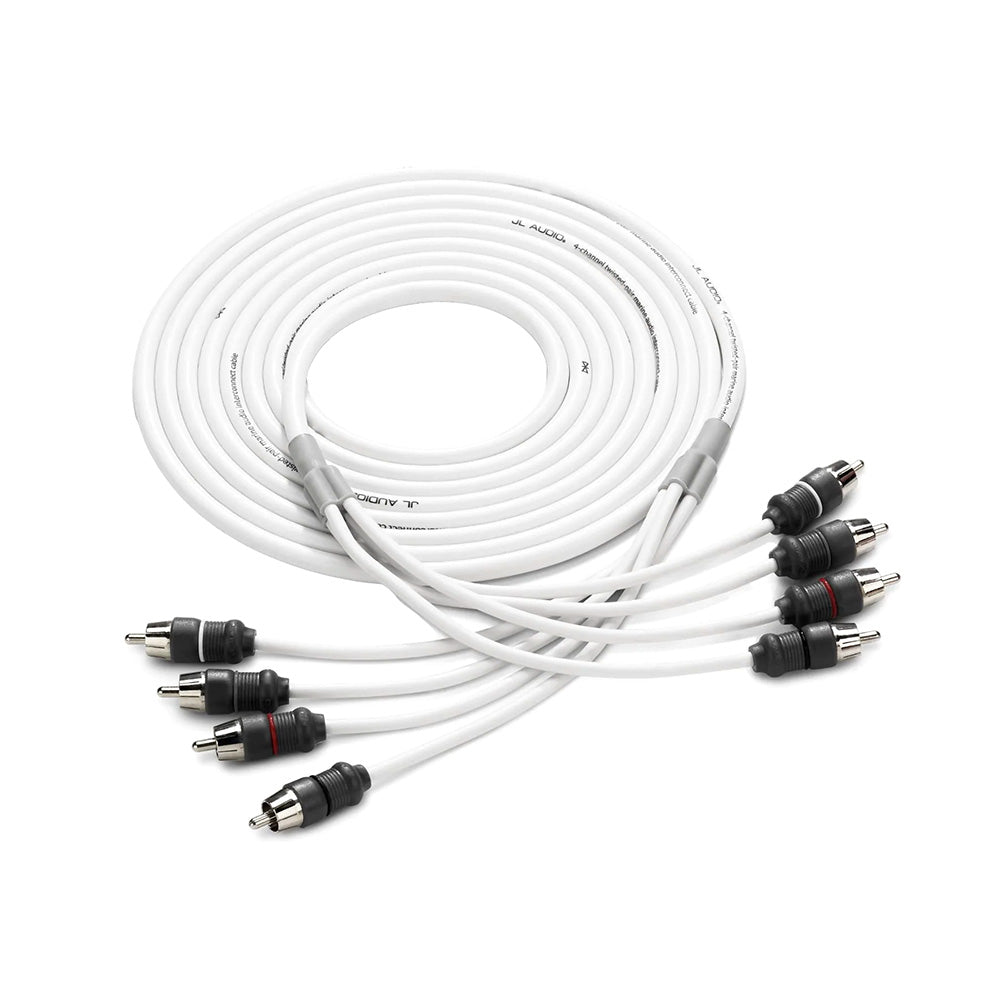 JL Audio 4 Channel 12 Marine Audio RCA Cable XMDWHTAIC412 0101347400