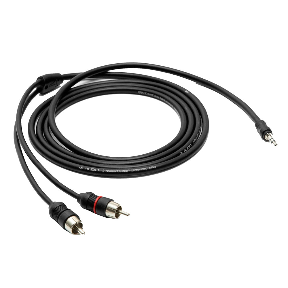 JL Audio 2 Channel 6 Mini to RCA Audio Interconnect Cable XDMINIRCA6 0101345800