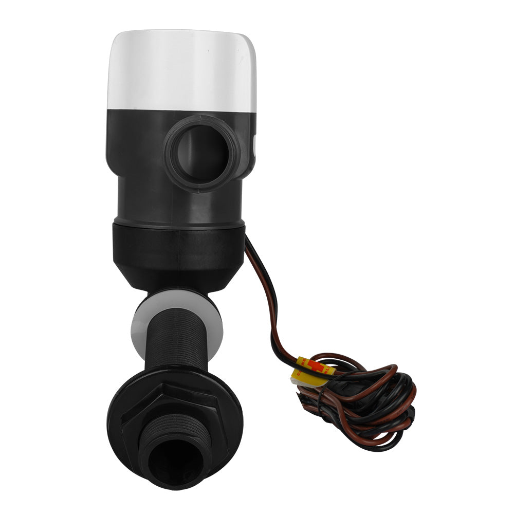 Commodore 1100 GPH Angled Livewell Pump 12V CME311100L