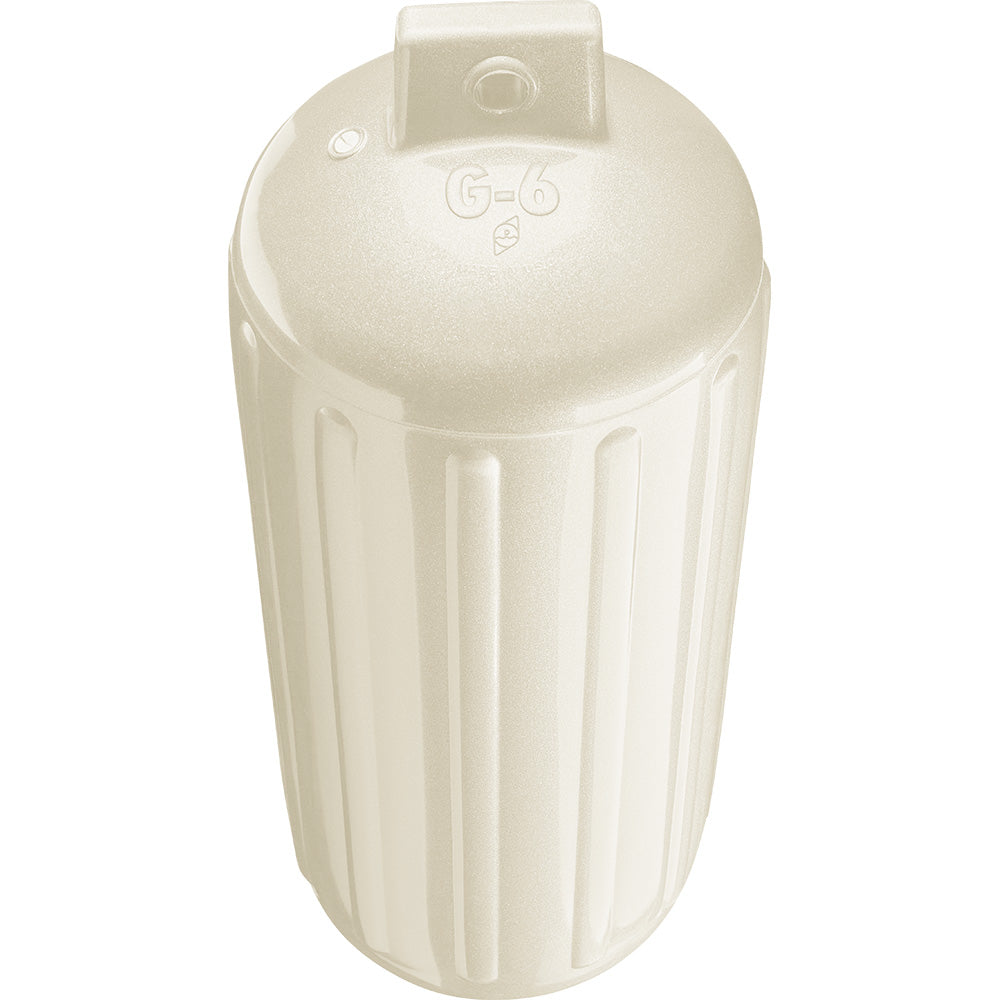 Polyform G6 Twin Eye Fender 11 x 30 Metallic White G6 METALLIC WHITE