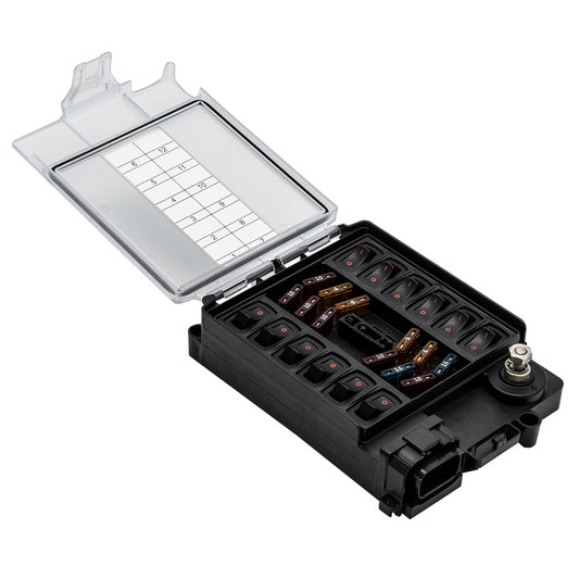 Maretron 12 Circuit Bypass Module NMEA 2K wo Fuse Pack Jumper Wire CBMD12