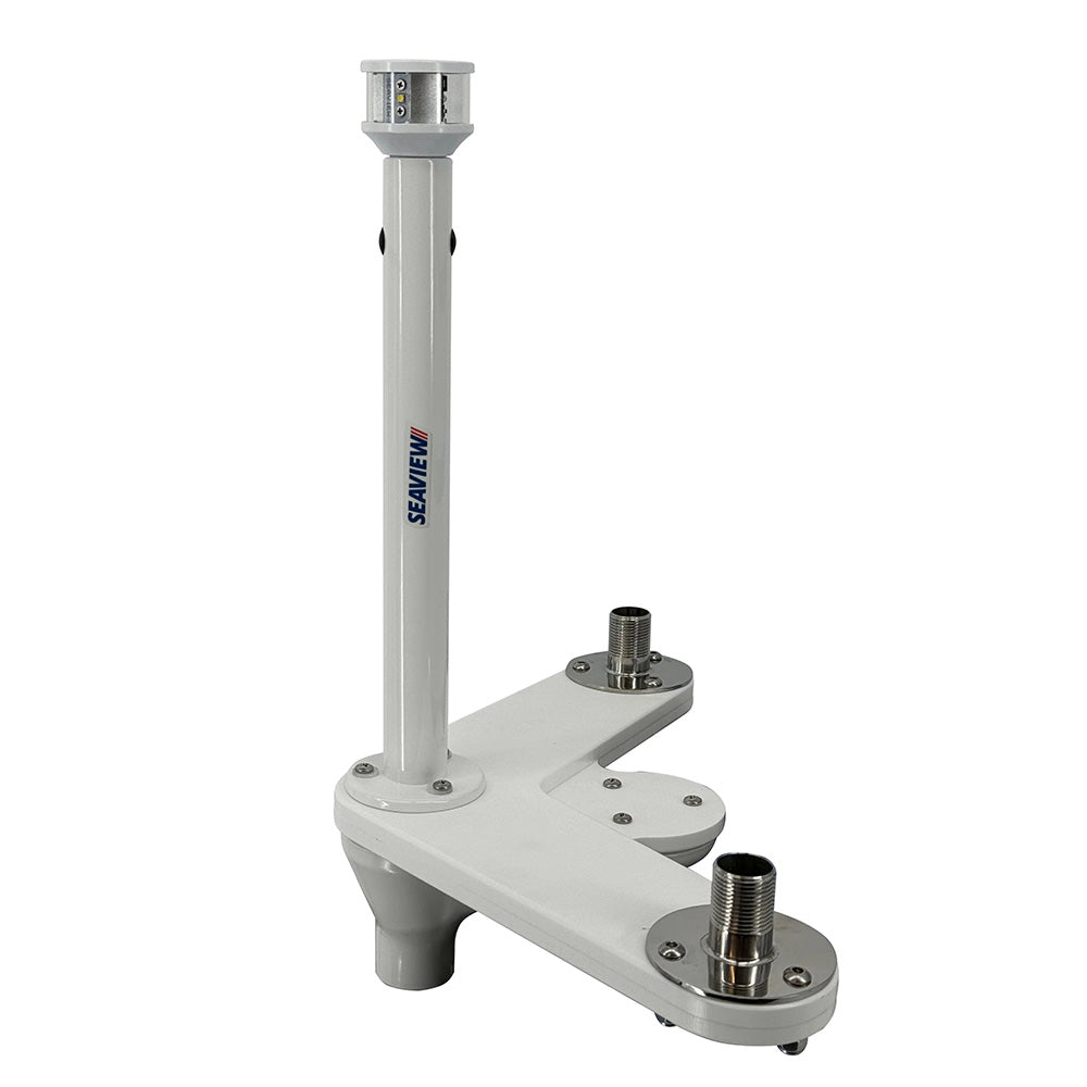 Seaview Triple Mount Adapter wC5 Certified LED Light 12 Post Threaded 114 Thread Bases fGPS Units PMU2ALED12C5