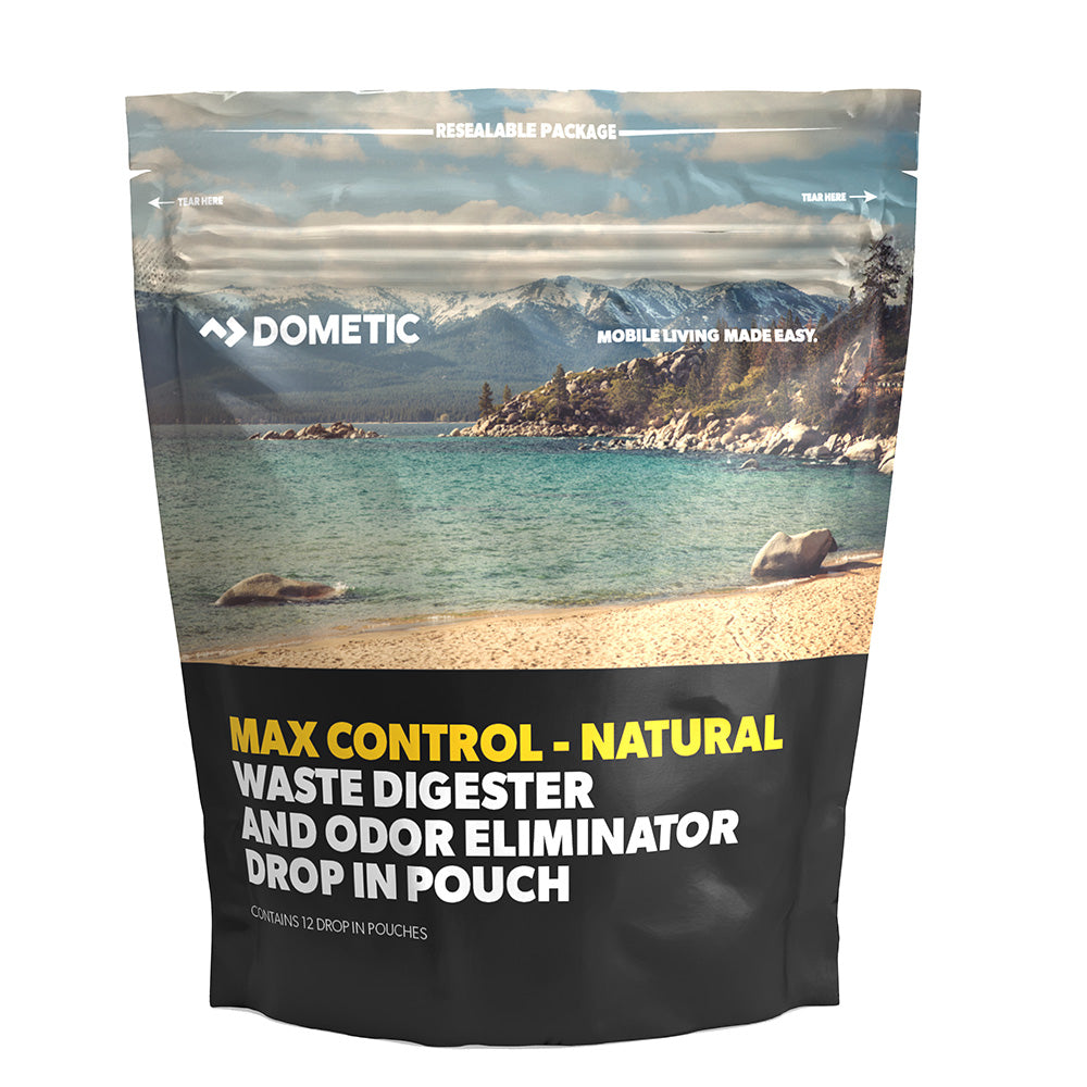 Dometic Max Control Waste Digester Odor Eliminator DropIn Pouch 12Pack 9620000730