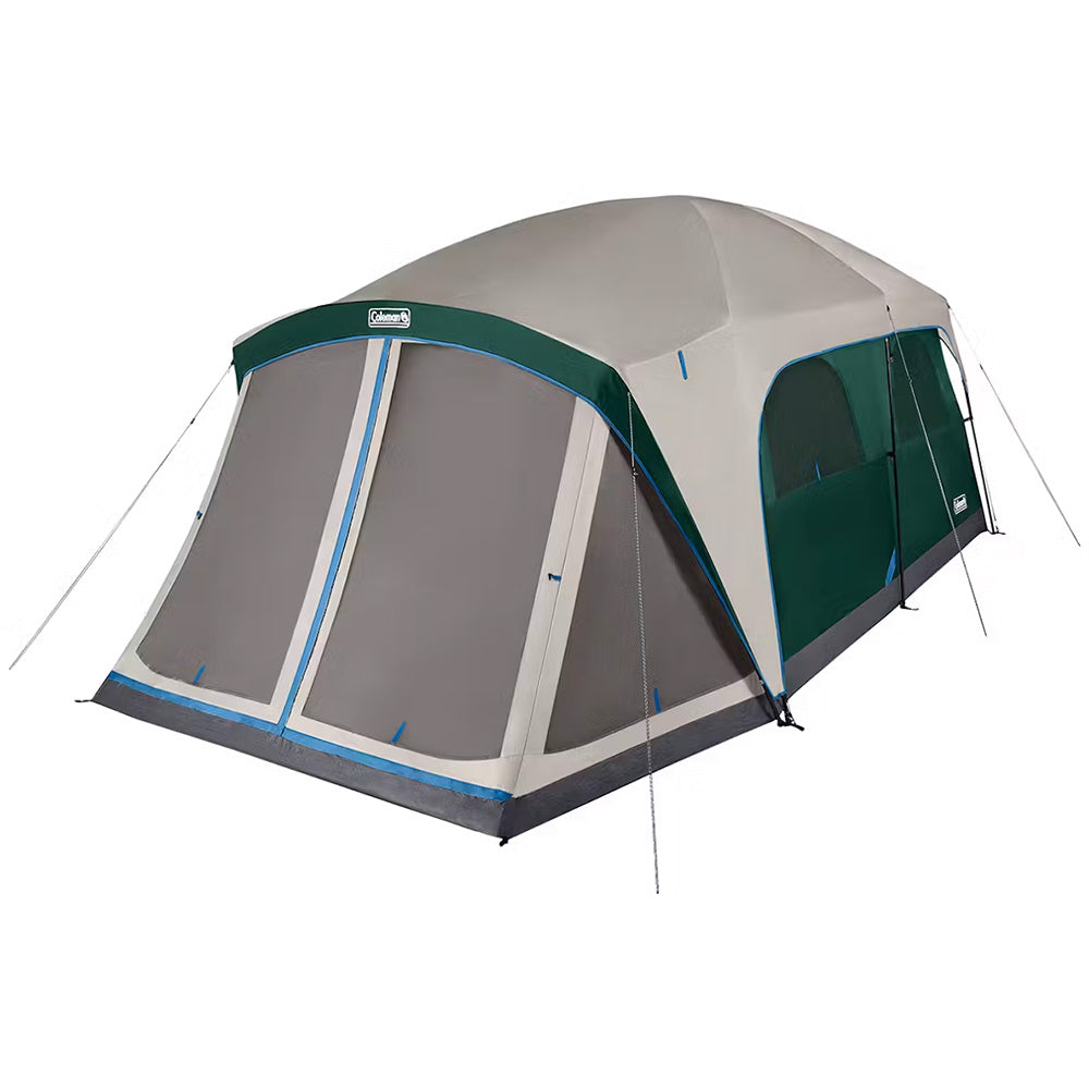 Coleman 12Person Skydome Camping Tent wScreen Room Evergreen 2207381