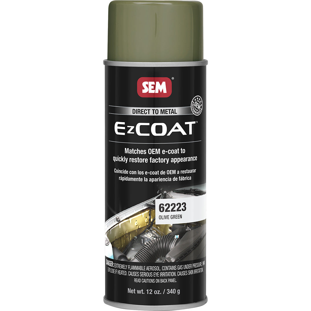SEM Ez Coat 16oz Aerosol Can Olive Green 62223
