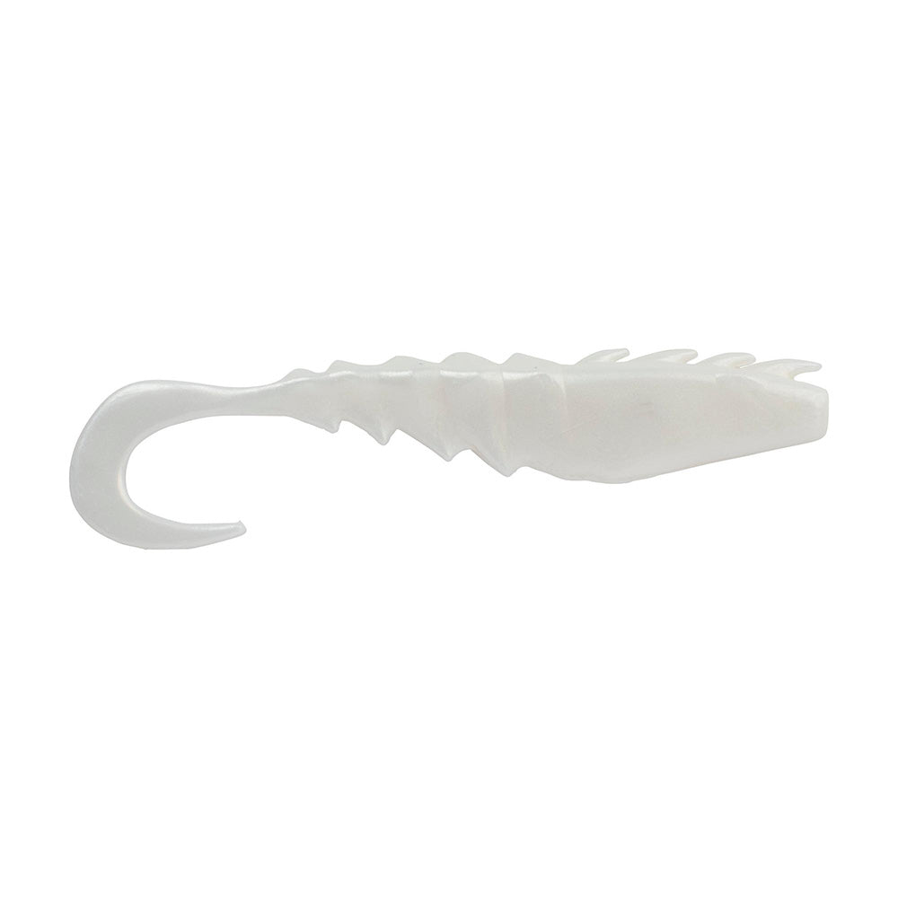 Berkley Gulp Saltwater Nemesis Prawn Curl Tail 5 Pearl White 1551582
