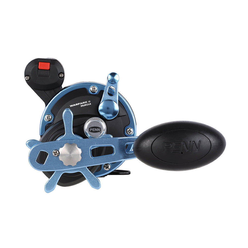 PENN WARII20LWLCLH Warfare II Level Wind 20 Left Hand Conventional Reel wLine Counter 1639682