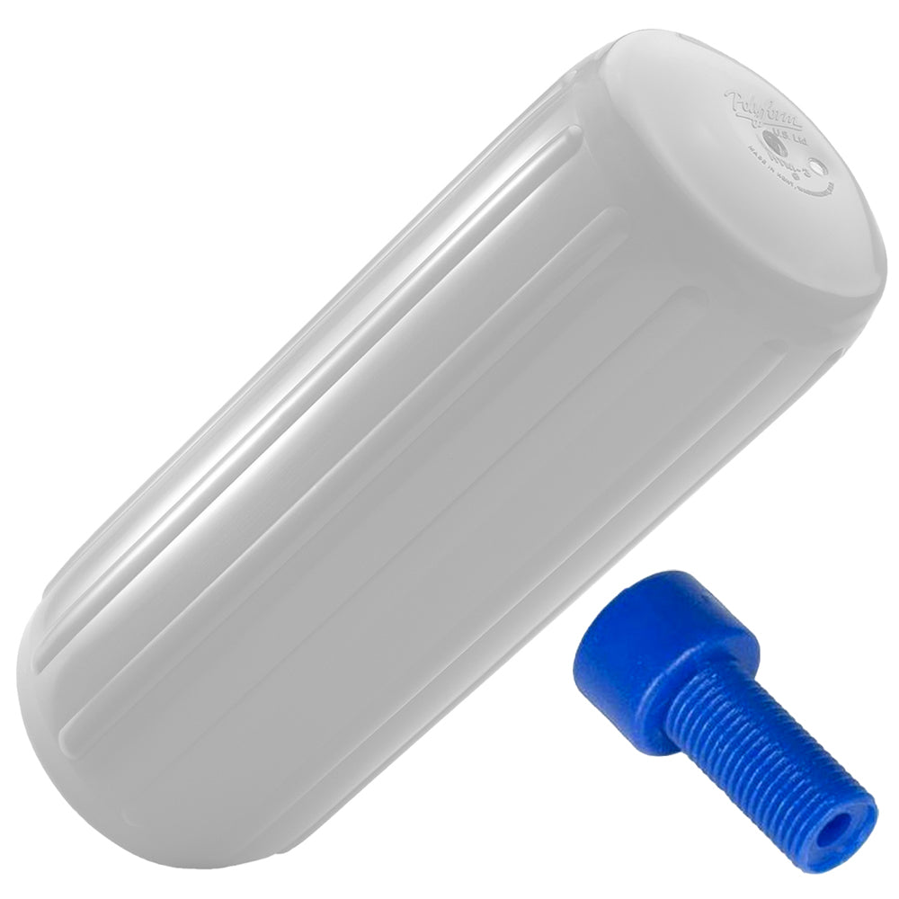 Polyform HTM2 Fender 85 x 205 White wAdapter HTM2 WHITE WAIR ADAPTER