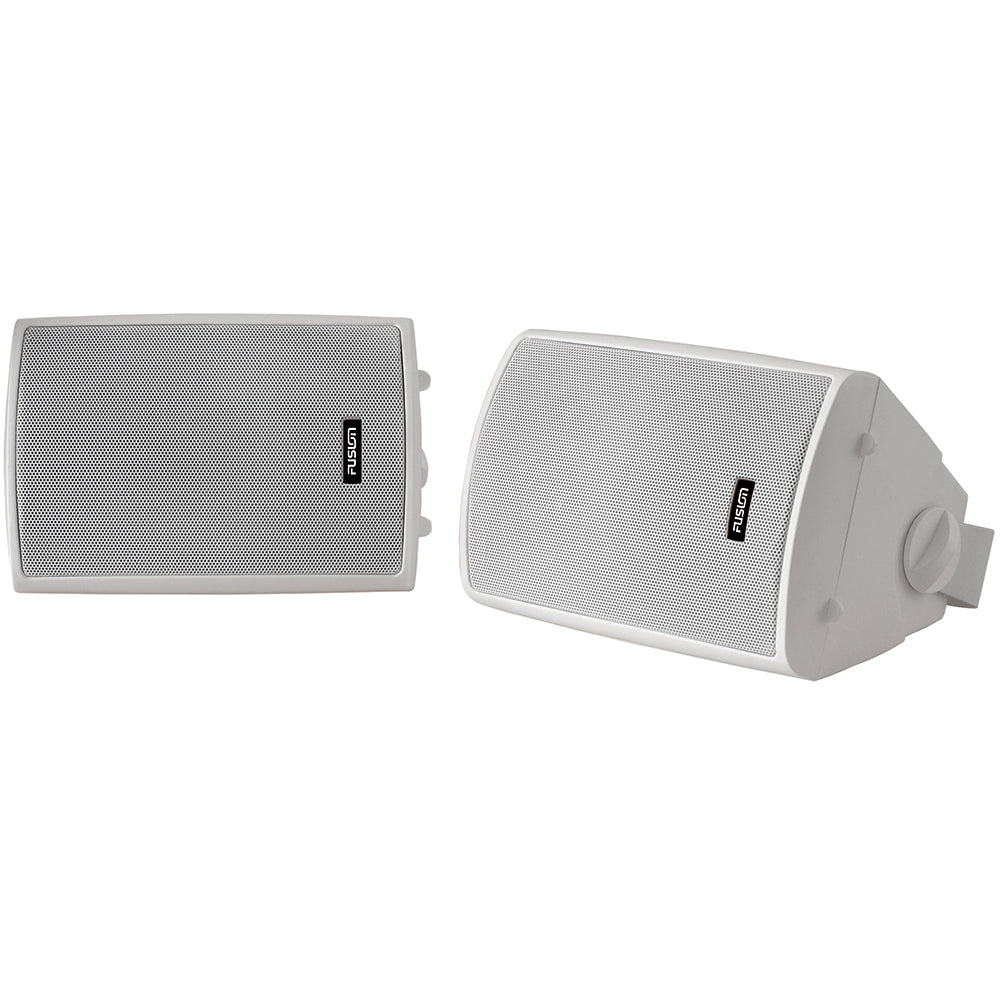 Fusion 4 Compact Marine Box Speakers Pair White MSOS420