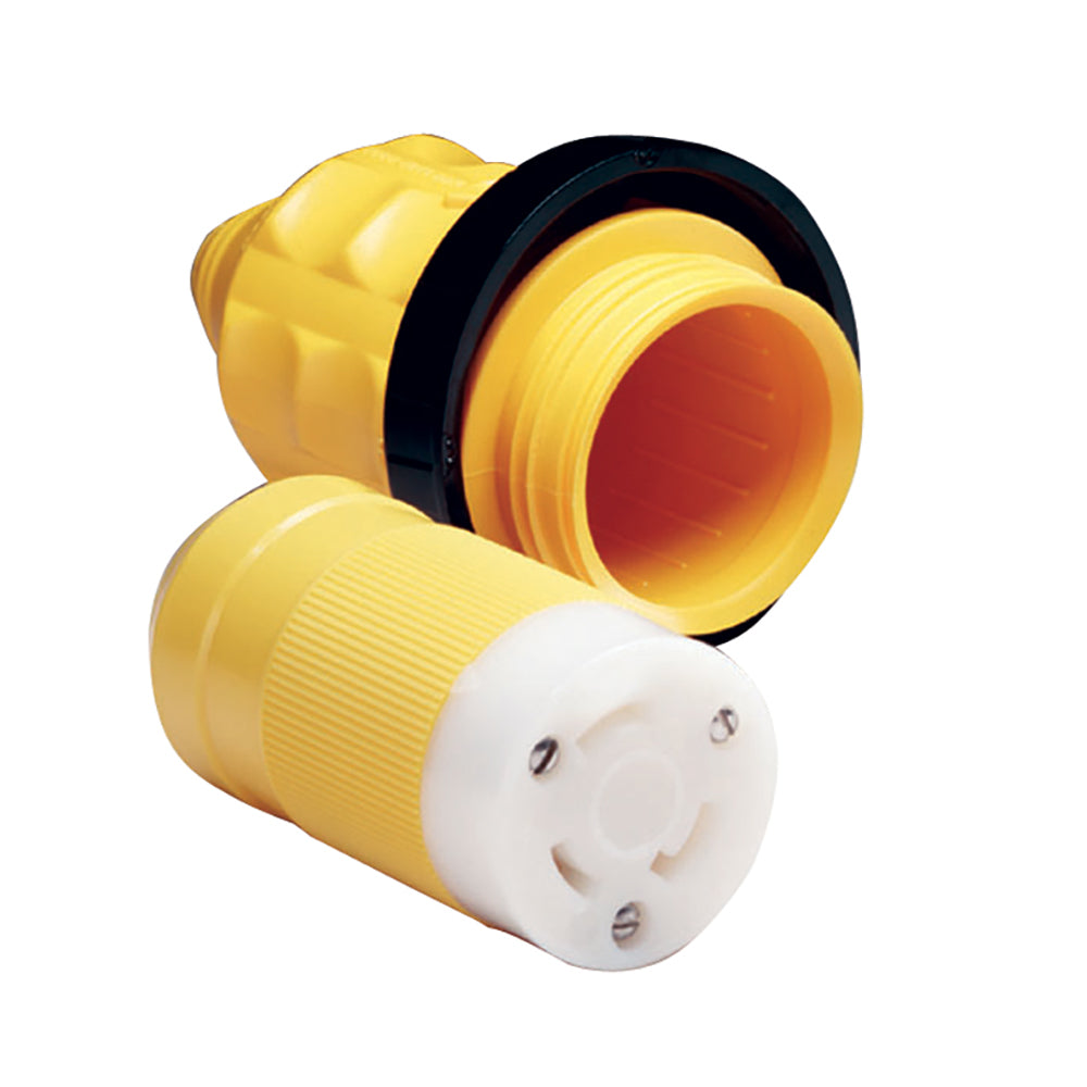 Marinco 305CRCNVPK 30A Female Connector wCover Rings 305CRCNVPK