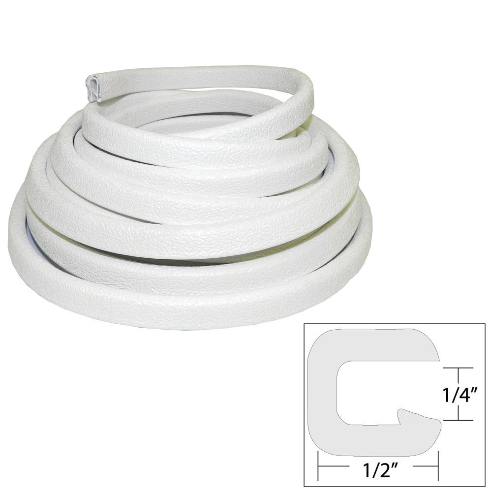 TACO Flexible Vinyl Trim 14 Opening x 12W x 25L White V301008W251