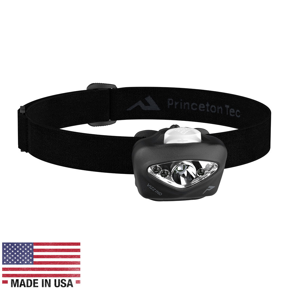 Princeton Tec VIZZ Industrial LED Headlamp Black VIZZIND