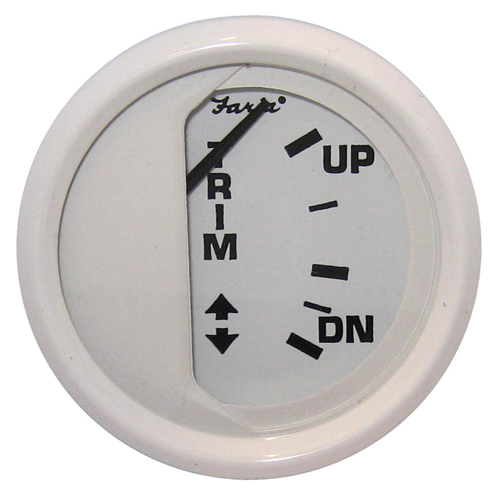 Faria Dress White 2 Trim Gauge Mercury Mariner Mercruiser Volvo DP Yamaha 01 and newer 13122
