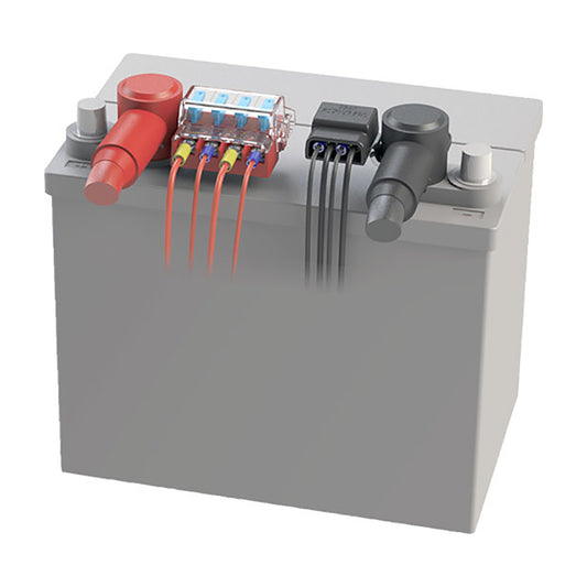Blue Sea 5024 STBlade Battery Terminal Mount Fuse Block Kit 5024