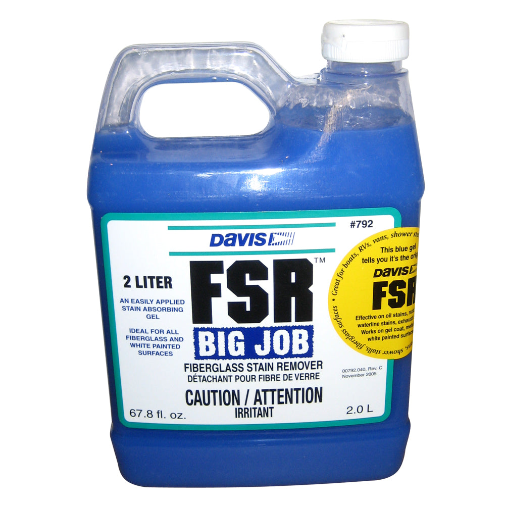 Davis FSR Big Job Fiberglass Stain Remover 2Liter 792