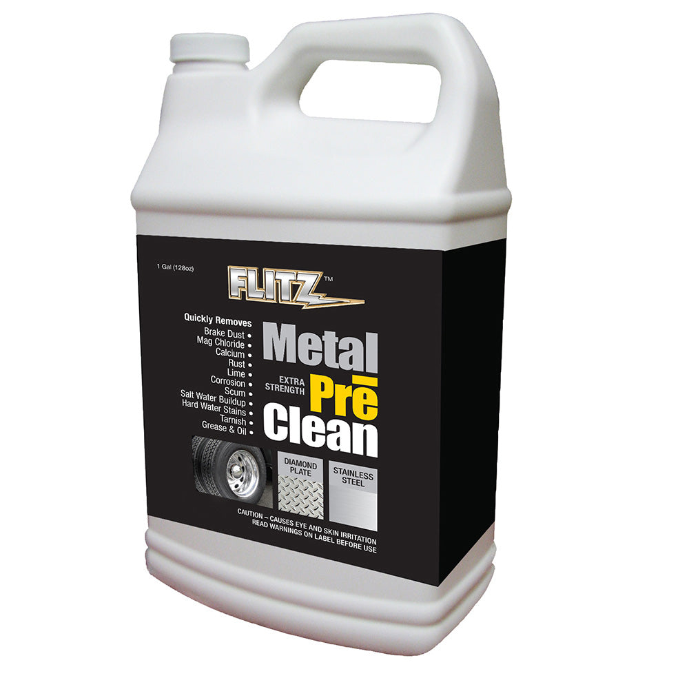 Flitz Metal PreClean All Metals Including Stainless Steel Gallon Refill AL 01710