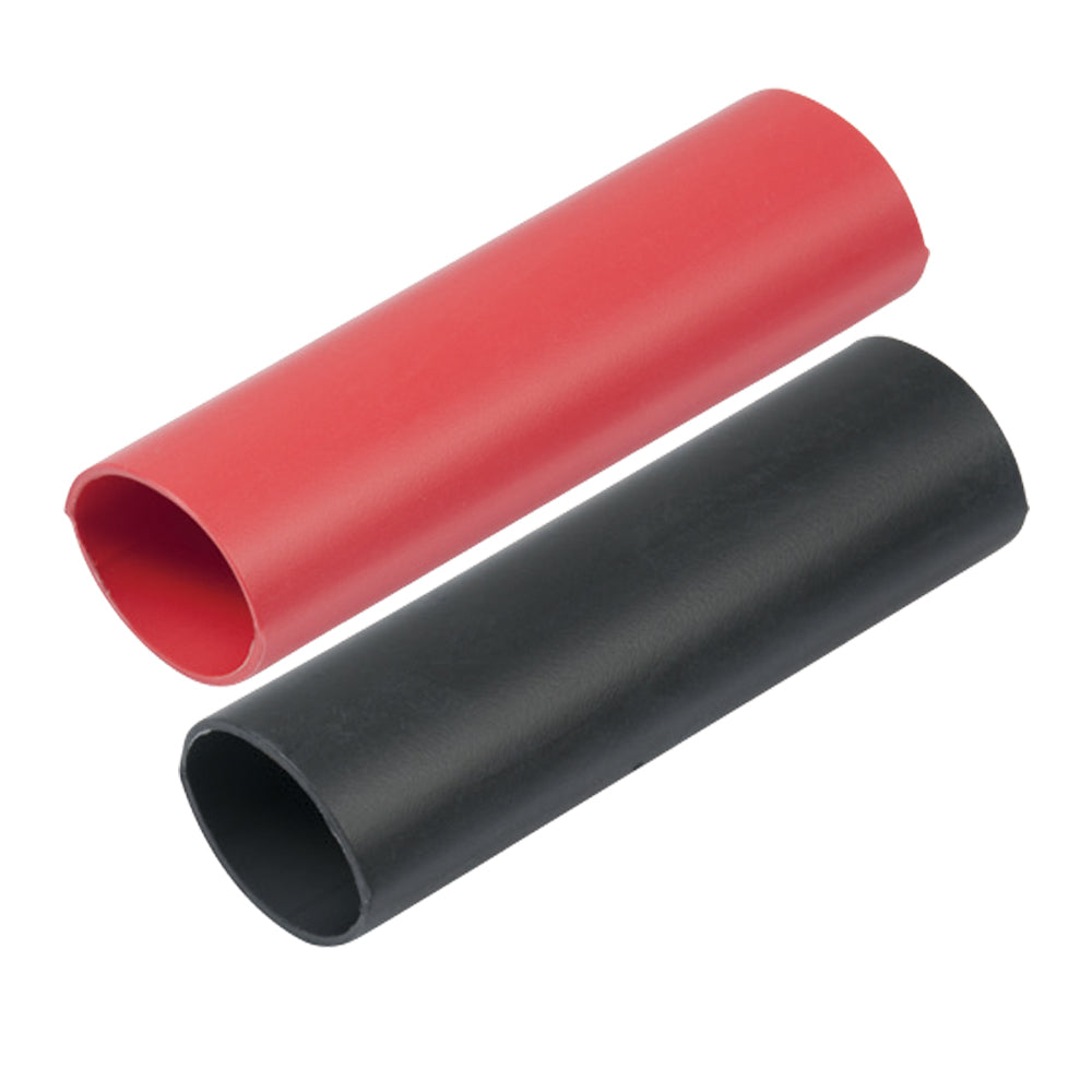 Ancor Heavy Wall Heat Shrink Tubing 34 x 3 2Pack BlackRed 326202