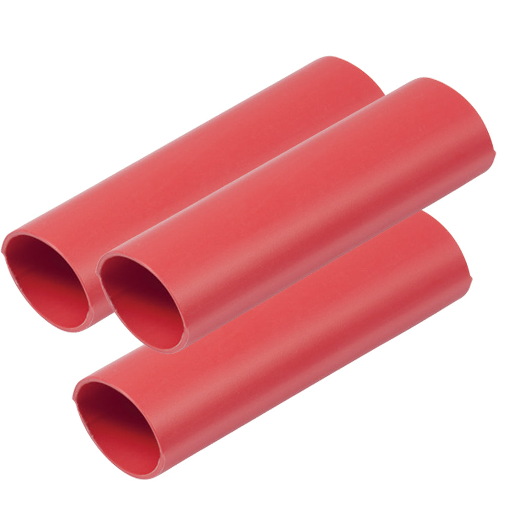 Ancor Heavy Wall Heat Shrink Tubing 34 x 12 3Pack Red 326624