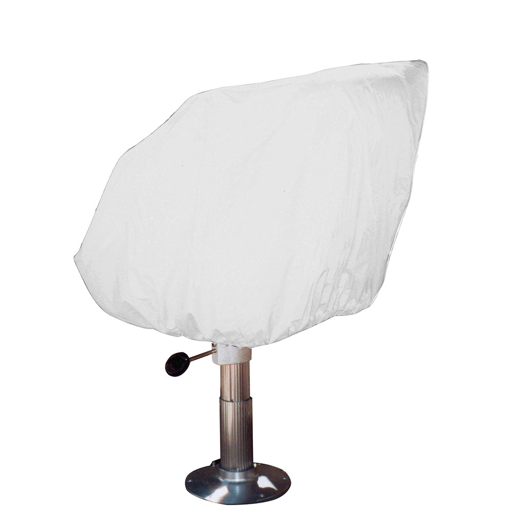 Taylor Made HelmBucketFixed Back Boat Seat Cover Vinyl White 40230