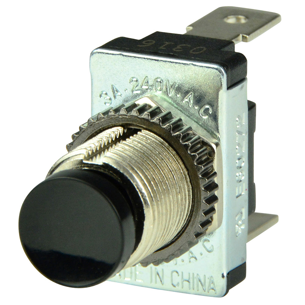 BEP Black SPST Momentary Contact Switch OFFON 1001402
