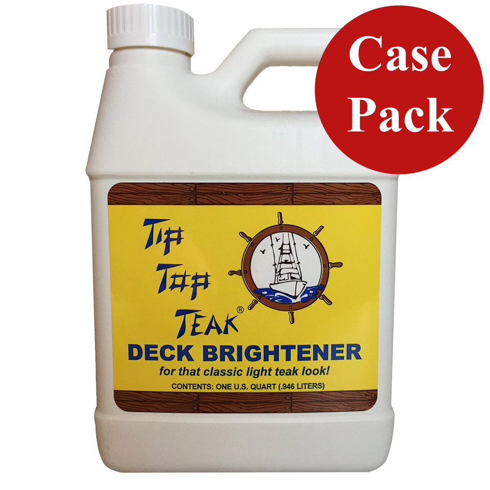 Tip Top Teak Tip Top Teak Deck Brightener Quart Case of 12 TB 3001CASE