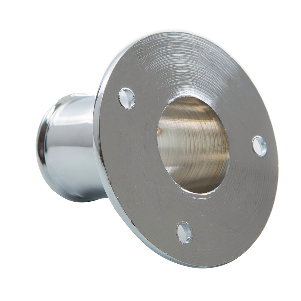 Whitecap TopMounted Flag Pole Socket CPBrass 1 ID S5002