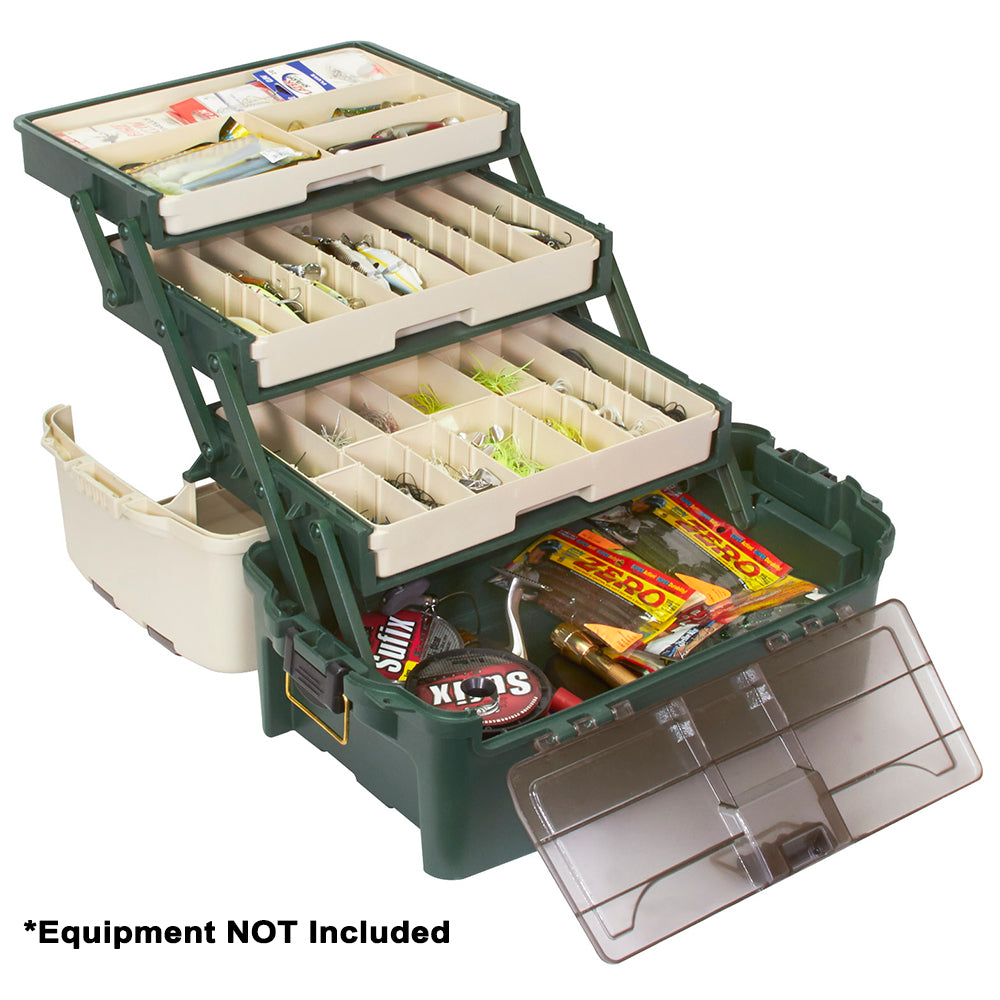 Plano Hybrid Hip 3Tray Tackle Box Forest Green 723300