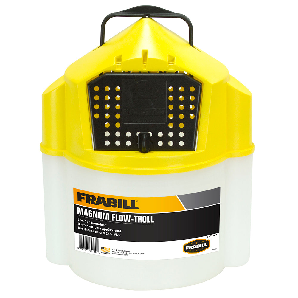 Frabill Magnum Flow Troll Bucket 10 Quart 451200
