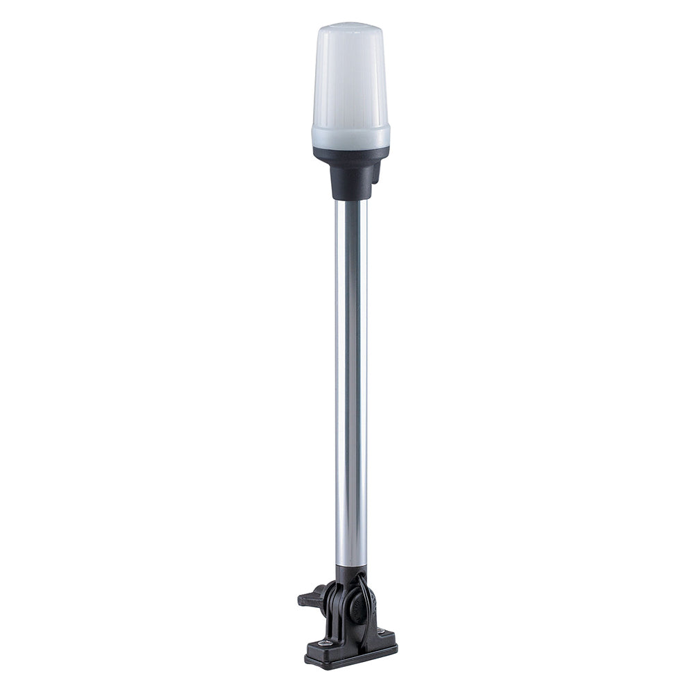 Perko Fold Down AllRound Pole Light Vertical Mount White 1137DP0CHR