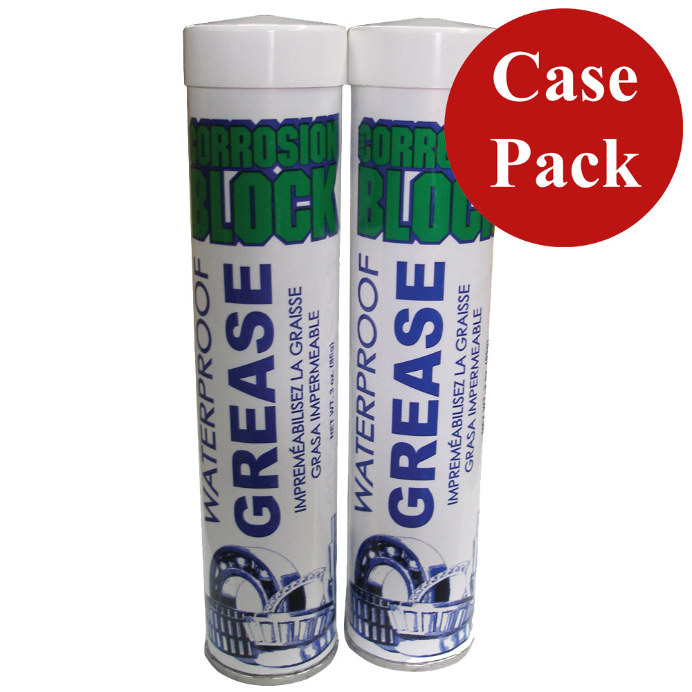 Corrosion Block High Performance Waterproof Grease 22oz Tube NonHazmat NonFlammable NonToxic Case of 6 25003CASE