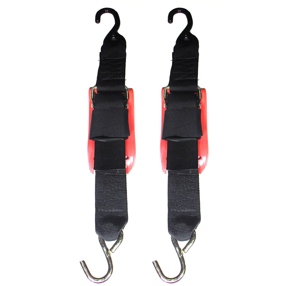 Rod Saver Quick Release Trailer TieDown wVinyl Pad 2 x 2 Pair QRTD2VP