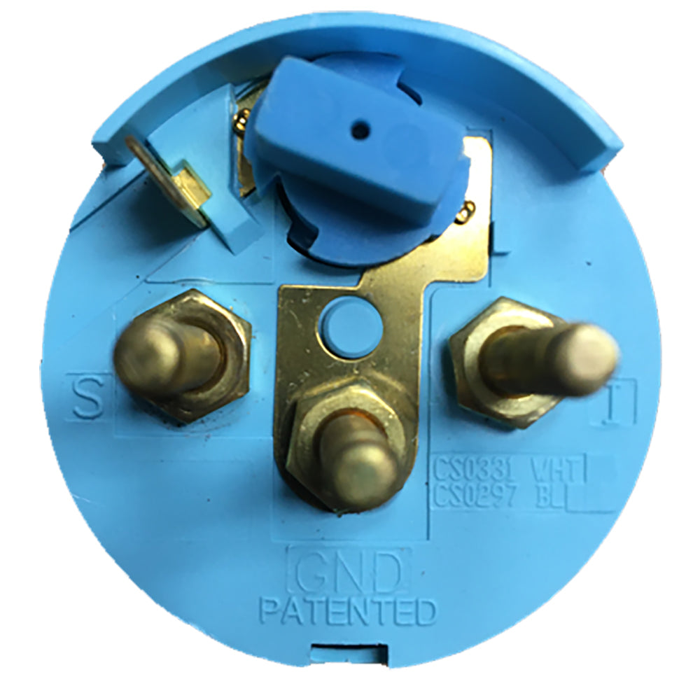 Faria Euro Black 2 Water Temperature Gauge Metric 40 to 120 C 12814