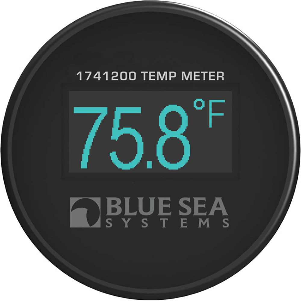 Blue Sea 1741200 Mini OLED Temperature Monitor Blue 1741200