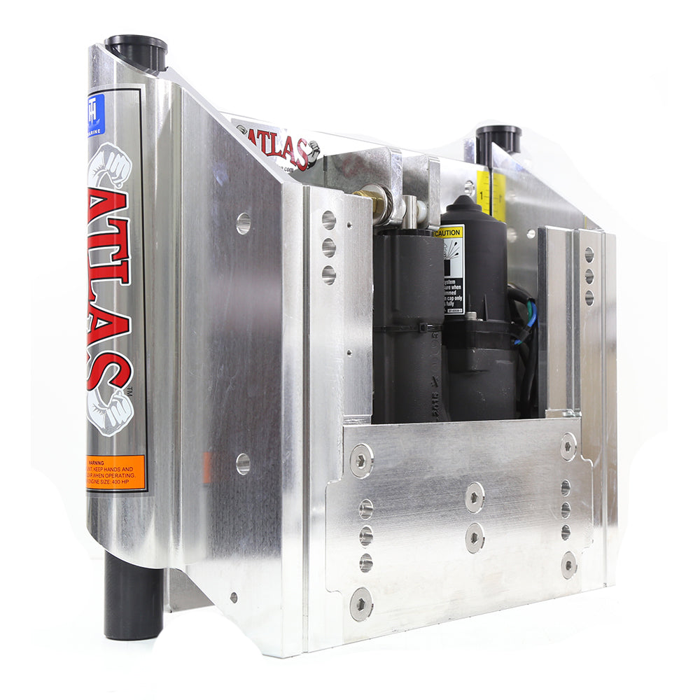 TH Marine ATLAS 10 Set Back Hydraulic Jack Plate Heavy Duty AHJ10VHDDP