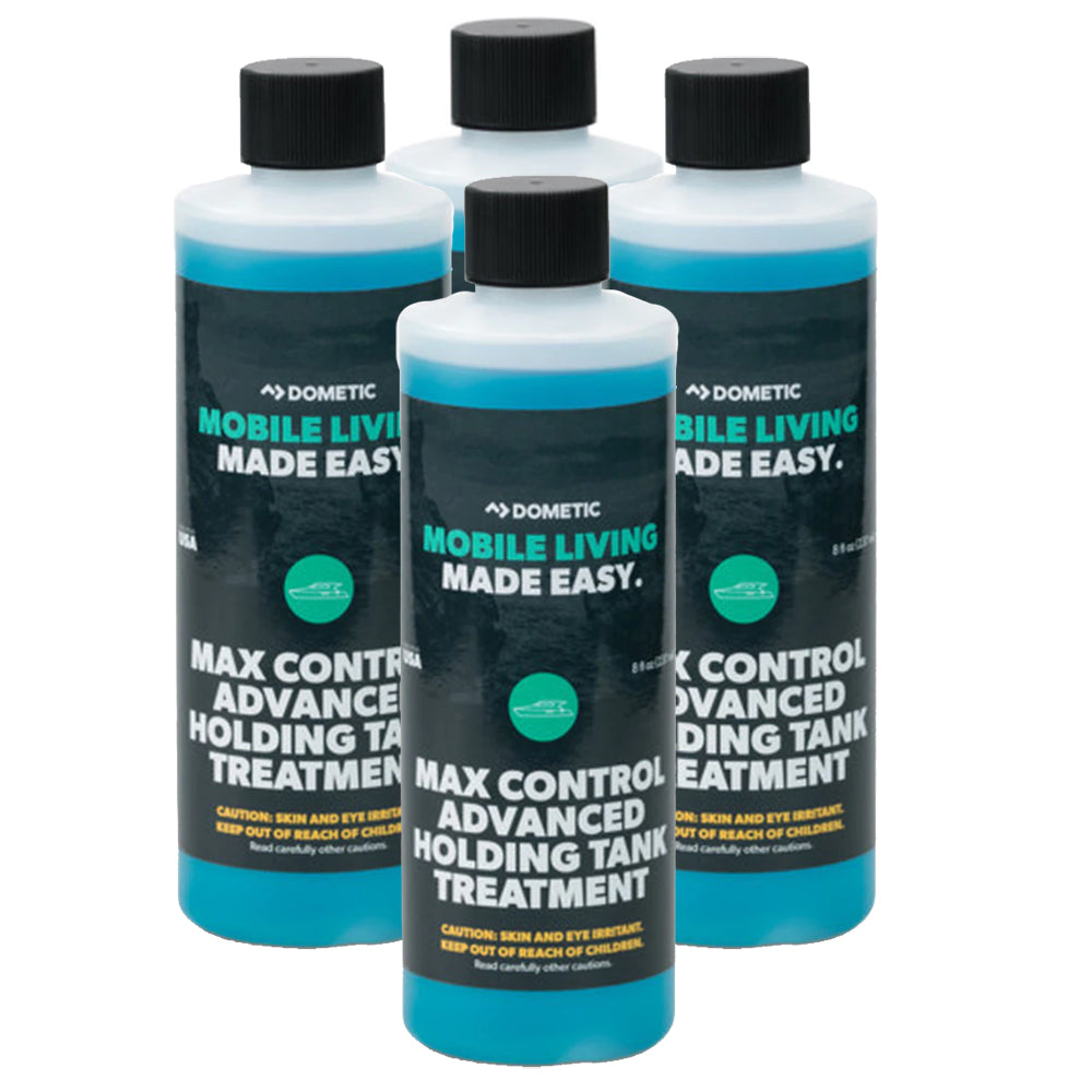 Dometic Max Control Holding Tank Deodorant Four 4 Pack of 8oz Bottles 379700029