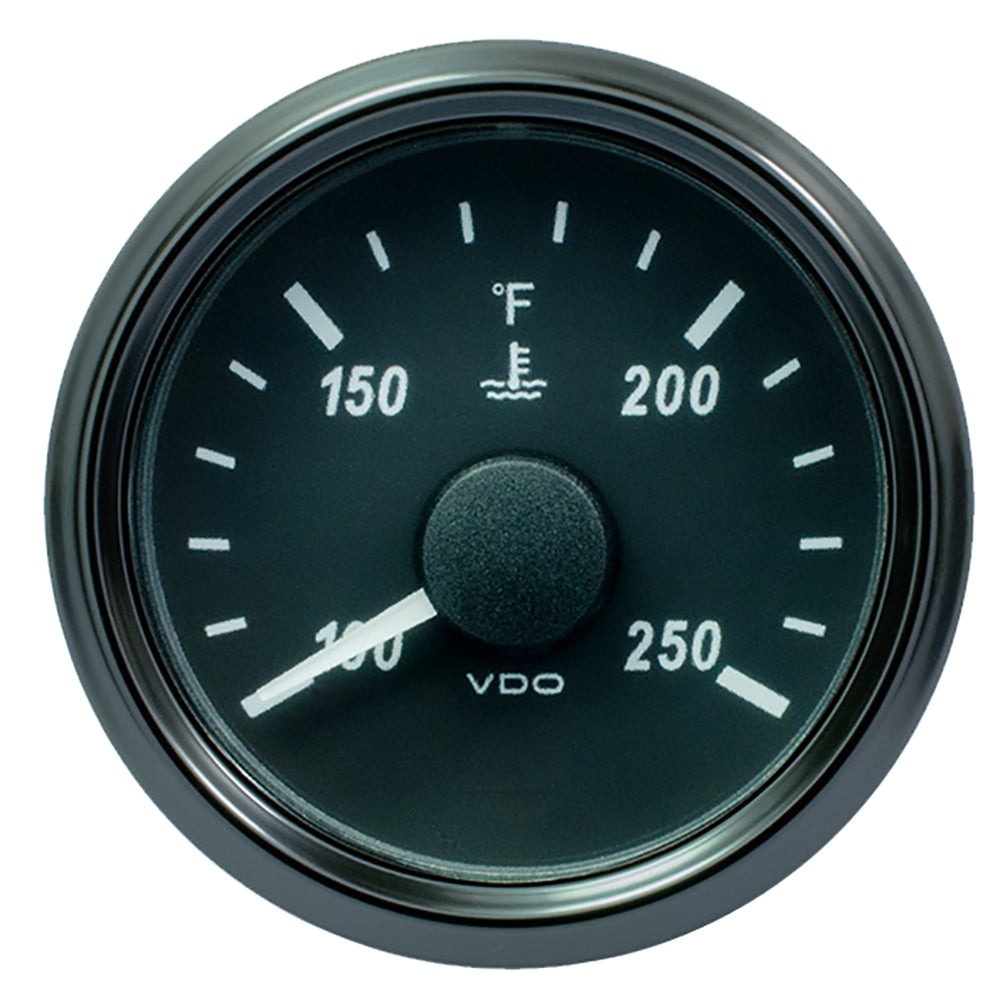 VDO SingleViu 52mm 2116 Water Temp Gauge 250 F 29122 OHM A2C3833350030