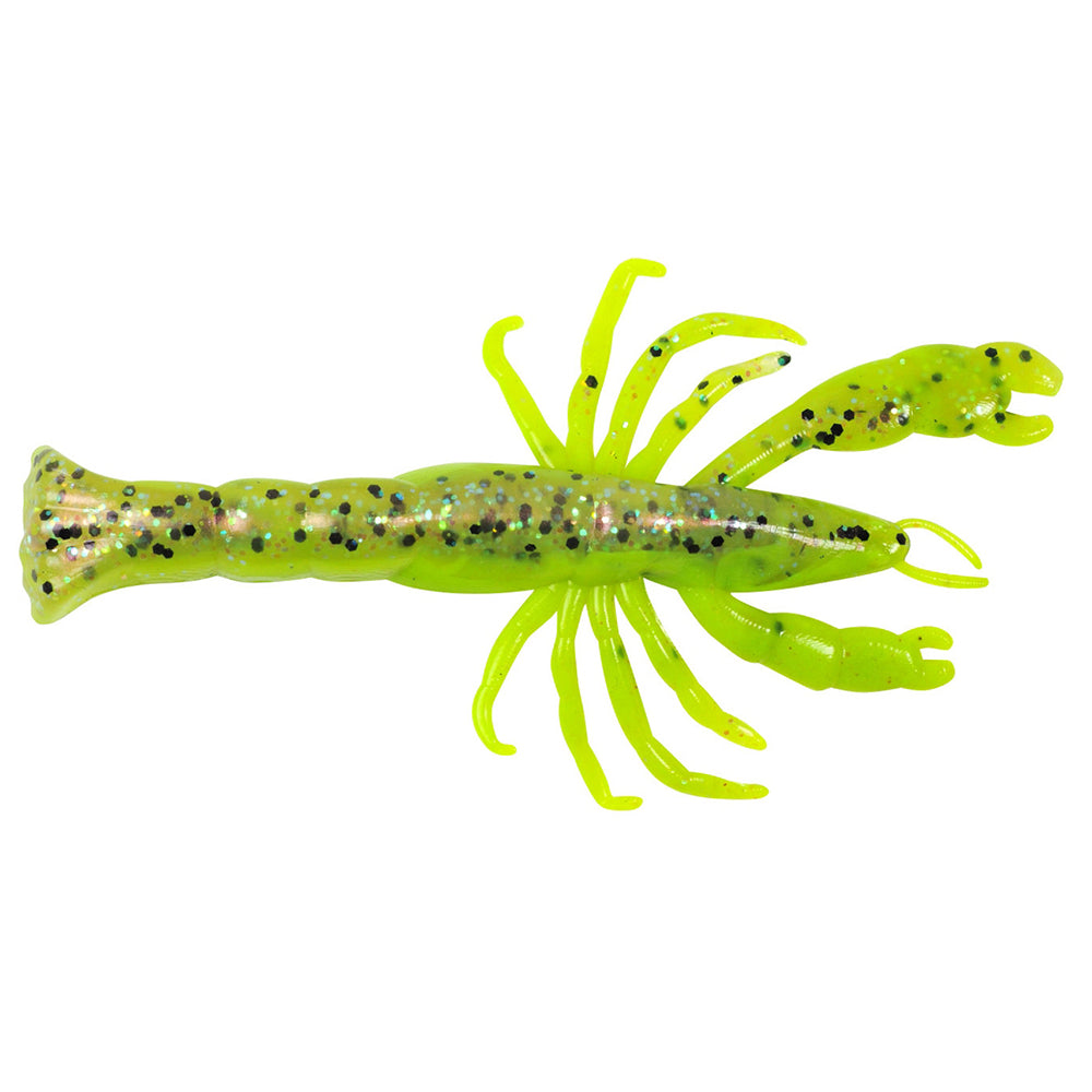 Berkley Gulp Ghost Shrimp Chartreuse Belly Shrimp 1189202