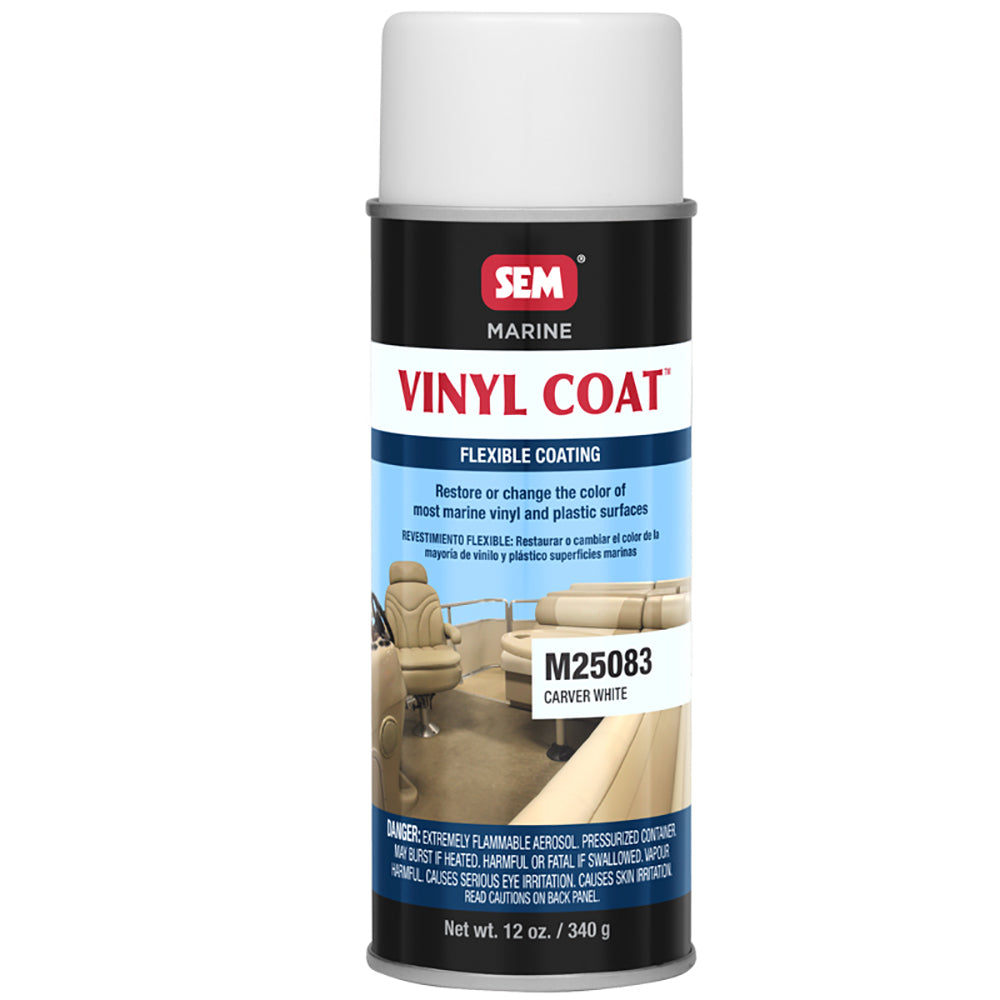 SEM Vinyl Coat Carver White 12oz M25083