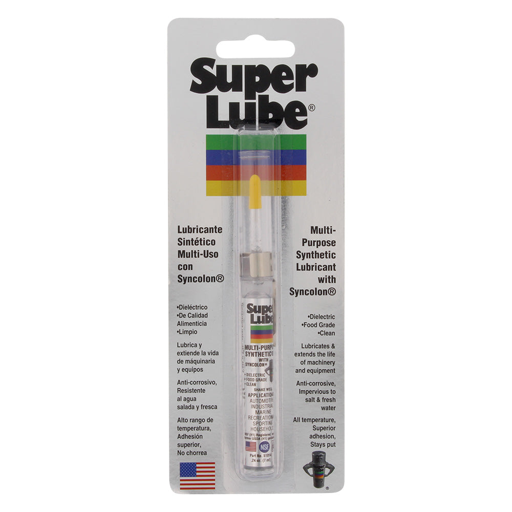 Super Lube Precision Oiler MultiPurpose Synthetic Oil 7ml 51010